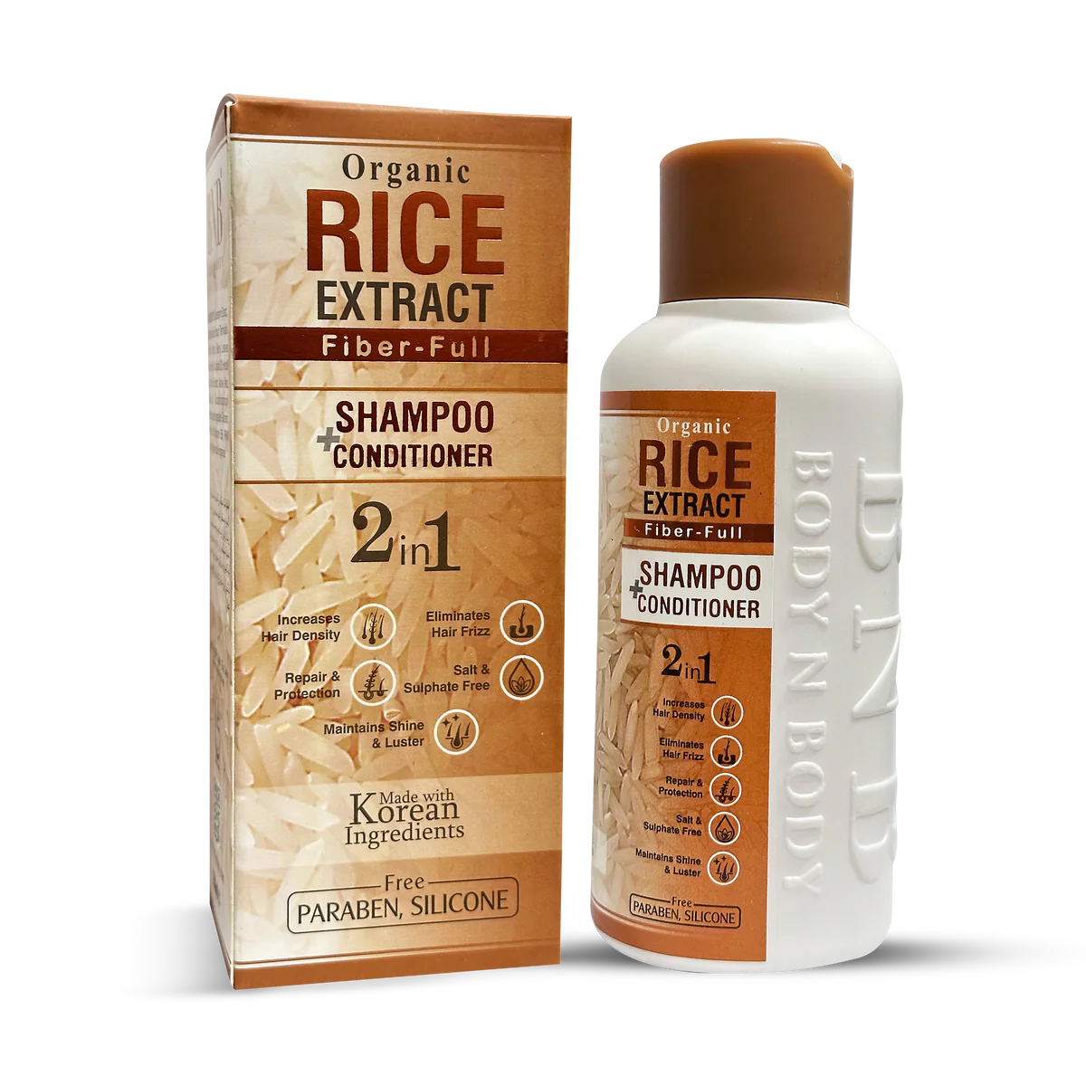 Organic Rice Extract Shampoo + Conditioner